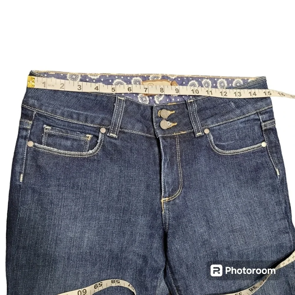 Paige Hidden Hills Bootcut Western Premium Blue Denim Jeans Size 29‎